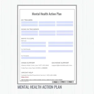 Mental health action plan