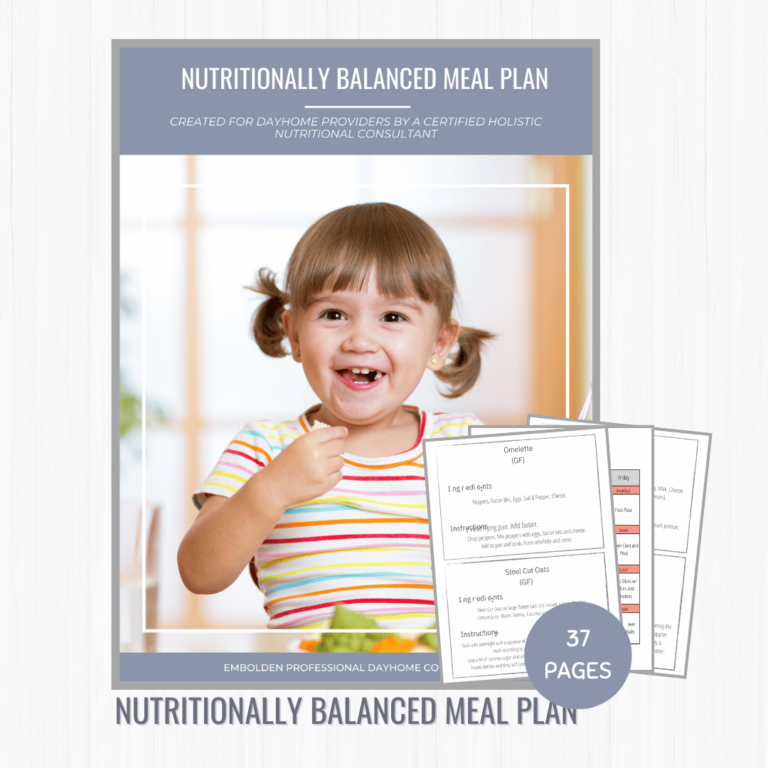 Nutritionally Balanced Meal Plan