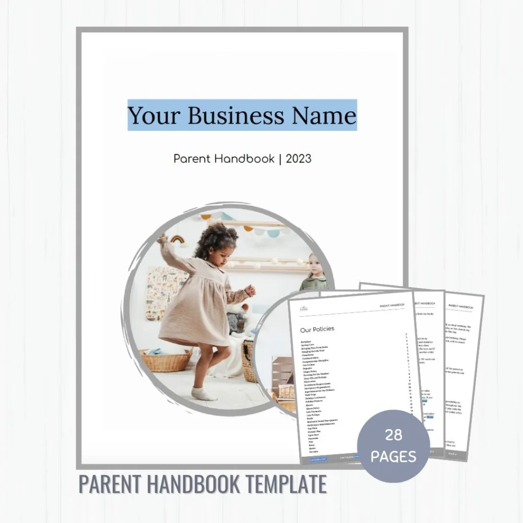 Parent Handbook Template