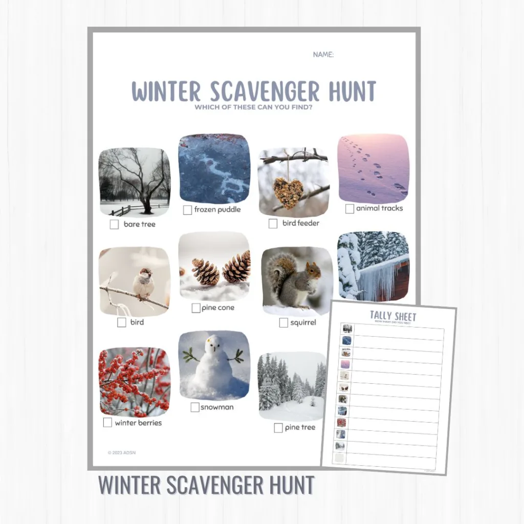 Winter Scavenger Hunt