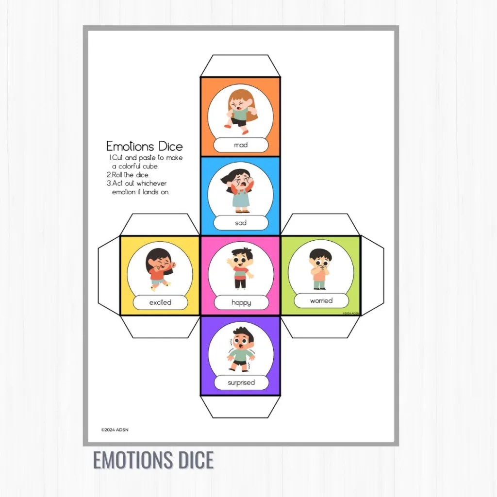 Emotions Dice