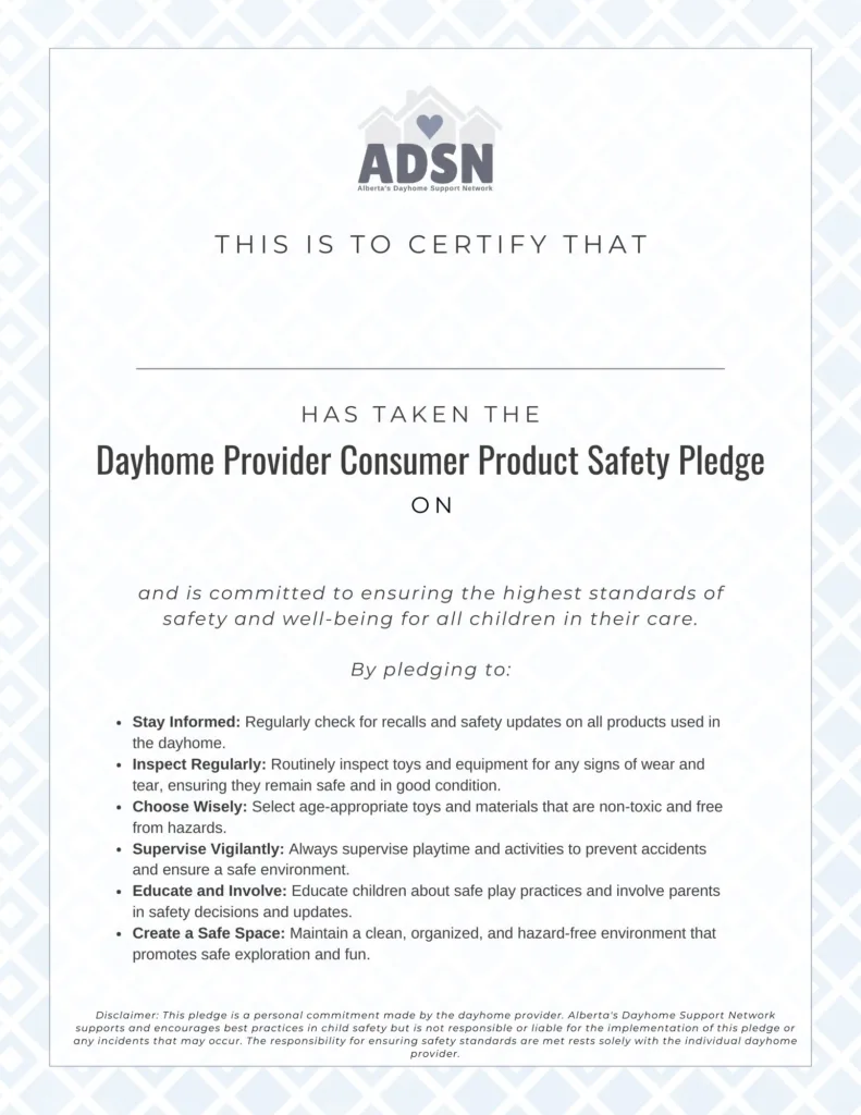Consumer Product Safety Pledge