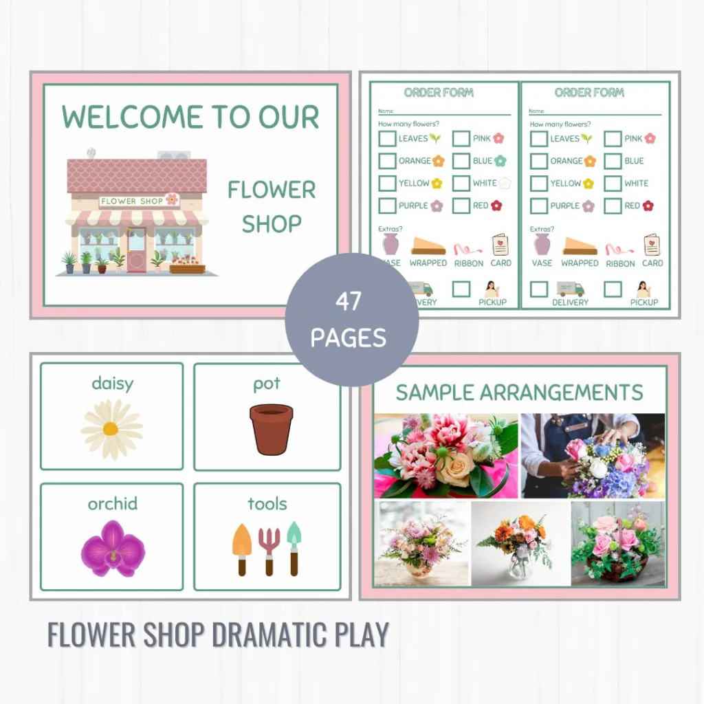 Flower Shop Dramatic Play