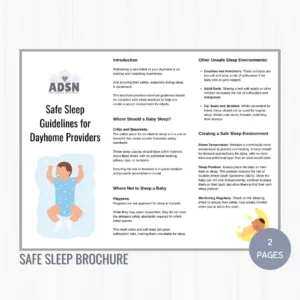 Safe Sleep Brochure