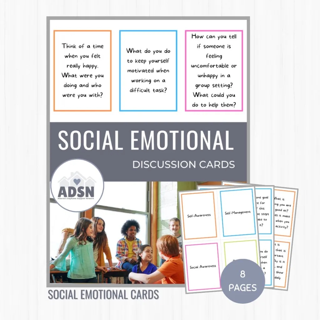 Social Emotional Discussion Cards